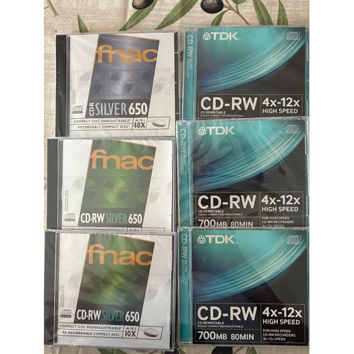 CD-RW enregistrables