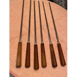 6 Brochettes Tramontina Bois Et Inox