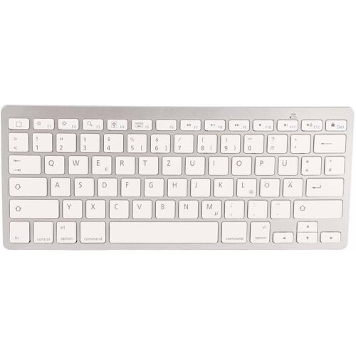Clavier Bluetooth, Clavier Allemand à 78 Touches, Clavier Bluetooth sans Fil Ultra Fin, Clavier Allemand Silencieux, Disposition QWERTZ, pour iOS, pour Android, pour Windows