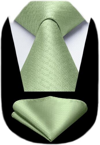 Men's Tie Polka Dots/Plaid/Solid Color Formal Plaid Ties And Clutch Set Wedding Elegant Formal Business Party Work.[B898]