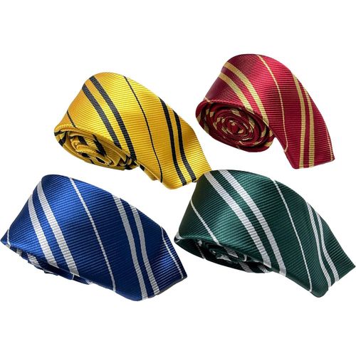 Meimie-Cravate Cosplay Cravate Rayée Tie Striped Tie Necktie Multicolore Manteau De Sorcier Robes Accessoires Halloween Carnaval
