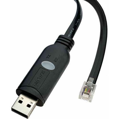 meimie-Sh-Rj12B Câble Série Usb Vers Rj12 Rj11 6P4C Rs232(Noir)