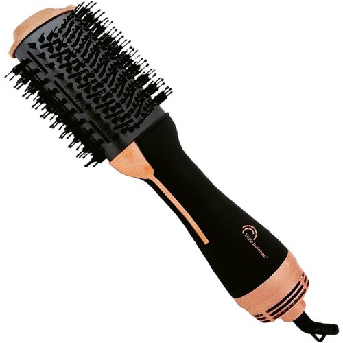 8621 Ionic Volume & Style, Brosse Soufflante, Brosse Chauffante, 3 Températures, Sécher, Brosser, Lisser, Brushing, Volume, Technologie Ionique,1000 W, Noir