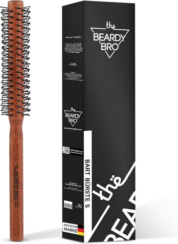 I Brosse Ronde Pour Homme Pour La Barbe Et Les Cheveux I Brosse À Barbe Pour Homme Avec Barbe I Brosse Sèche-Cheveux Avec Picots Spéciaux I Brosse À Cheveux Pour Cheveux Courts L 