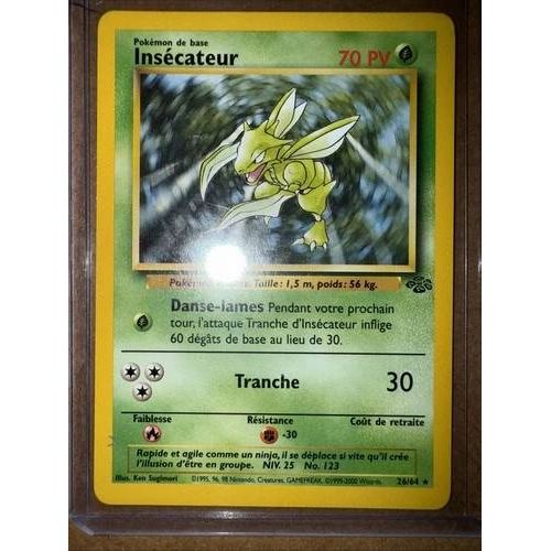 Carte Pokémon Insécateur - Wizards Jungle 26/64