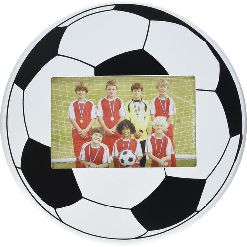Zep S.R.L Pw3046 Cadre Photo En Forme Ballon De Foot Bois Noir/Blanc 10 X 15 Cm