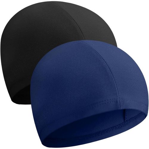 Asfasfq-Bonnet De Bain Piscine, Enfants Adulte Bonnet De Bain Élastique Tissu Polyester Souple Bonnet De Natation