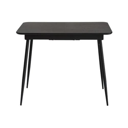 Table À Manger Extensible "Alea" 6 À 8 Personne - Couleur Noir