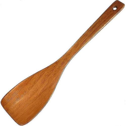 Spatule En Bois.Longue Poignée Spatule À Friture Plate. Fait À La Main Pour Les Ustensiles De Cuisine (Spatule À Friture)