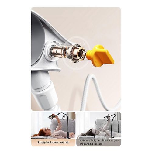 Support Universel De Téléphone Portable De Bureau De Chevet Réglable,A