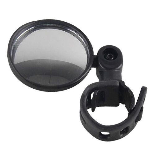 Rétroviseur De Vélo Grand Angle Poignée En Silicone Miroir 7,9 Cm