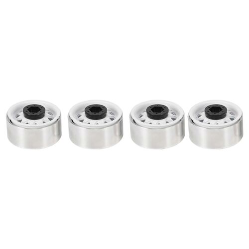 4pcs Wagon 1.9 Métal Beadlock Jante De Moyeu De Roue Pour 1/10 Rc Crawler Axial Scx10 90046 Trx4 D90,5