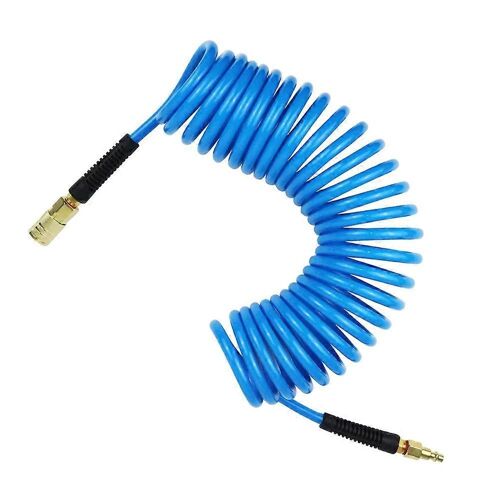 Tuyau d'air,tuyau de compresseur d'air de 1/4 po x 25 pi avec limiteur de courbure
