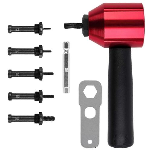 Convertisseur d'écrou à sertir métrique Outil de rivetage d'écrou pour perceuse électrique