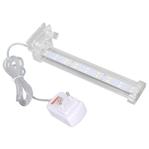 Lampe D'aquarium Led Multifonction À Économie D'énergie Acrylique Aquarium Clip Lampe Pour Aquarium Aquarium Prise Ue 220v D20