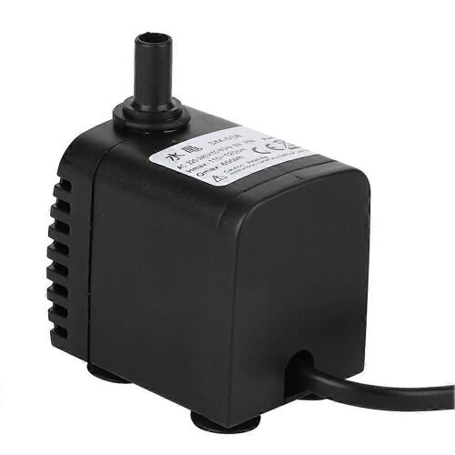 Plastique 3 En 1 600l / H 8w Aquarium Aquarium Réservoir Pompe Submersible Pour Eau Jardin Fontaine Étanguk Prise 220v