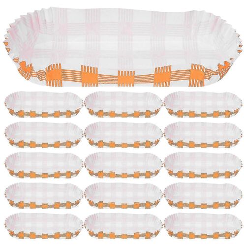 100 Pcs Plateaux Hot-Dog Support Hot Dog Conteneur Hot-Dog Plateaux Alimentaires Frits Pour L'emballage Des Aliments Szrh A-F