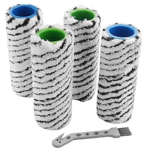 4 Pcs Brosse à rouleau pour FC7 FC7 Premium FC5 FC5 Premium FC3 Édition de pièces de nettoyage de sol sans fil