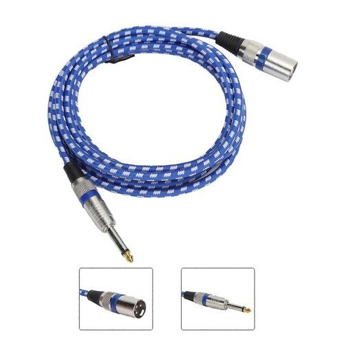 Jorindo Câble Xlr À 1/4 Pouce 6,35 Mm Mâle Cordon De Microphone D'interconnexion De Signal Symétriquejd6009 A-B