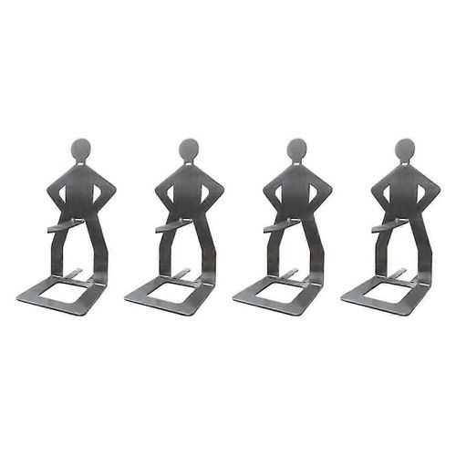 4pcs Funny BBQ Accessories Hot Dog Sausage Stand Holder Portable Barbecue Rack Rack Rack Stainless Steel Roaster Rack Stand Edition