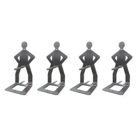 4pcs Funny BBQ Accessories Hot Dog Sausage Stand Holder Portable Barbecue Rack Rack Rack Stainless Steel Roaster Rack Stand Edition
