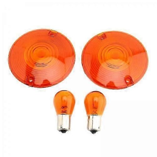 Moto 4x2 Compte 3 1/4 ""Clignotant Lentille Fit Pour Premium Orange Hwy