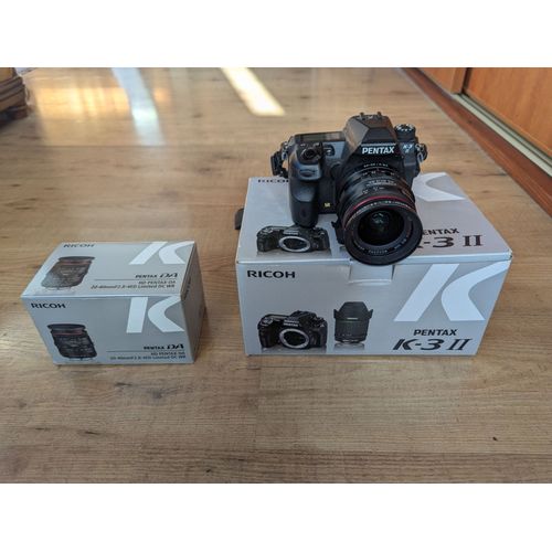 Pentax K-3 II reflex 24 mpix + Objectif 20-40mm f:2.8 -4 ED limited