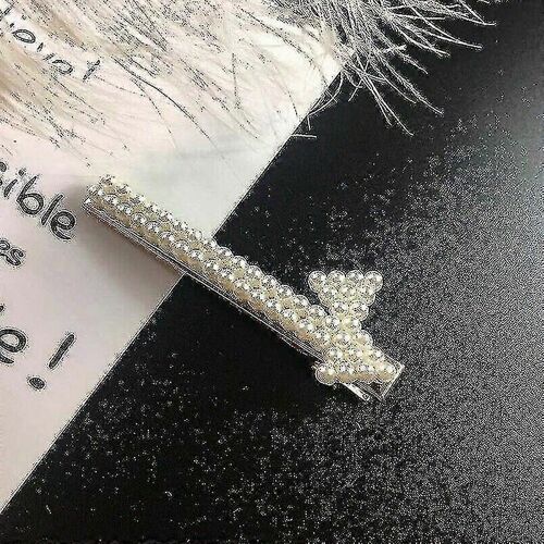 Sweet Pearl Metal Hair Clip Bandeau Épingle À Cheveux Barrette Coiffe En Épingle À Cheveux