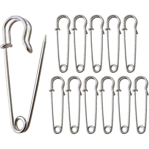Grandes Épingles À Nourrice,20pcs Grande Épingle À Nourrice,63mm Extra Large Épingles À Nourrice,Épingles À Kilt,Épingles À Nourrice Pour Kilt,Couverture,Tricot,Artisanat Pxcl