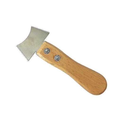 Outil De Réparation De Fente De Frette De Guitare En Acier Inoxydable Cale (1pc,Couleur Bois) -T
