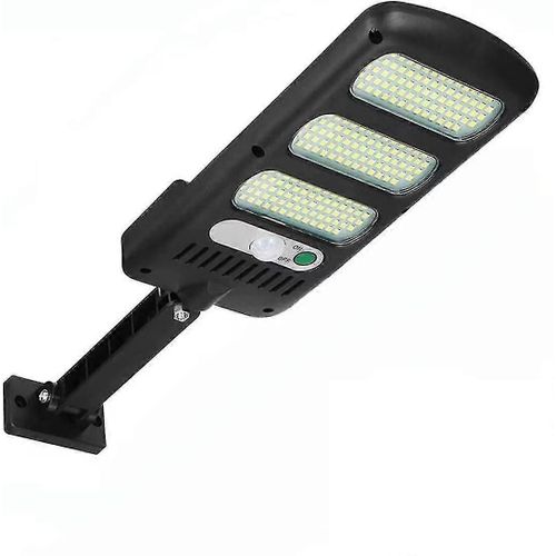 Lampadaires Solaires À Led Extérieur,213 Lumières De Parking À Télécommande Led Capteur De Mouvement Sans Fil Applique Murale De Sécurité Solaire (1pc,Noir)