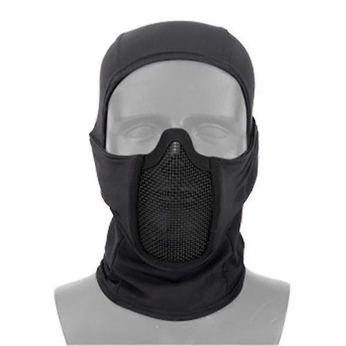 Masque Tactique Complet En Maille D'acier Chasse Masque De Paintball Airsoft