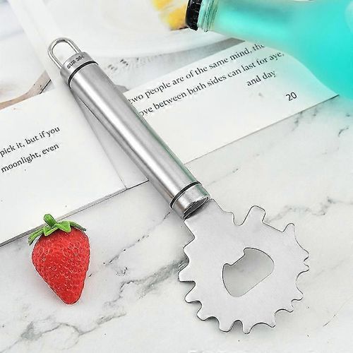 Grattoir pour barbecue Nettoyant en acier inoxydable Ouvre-bouteille polyvalent Grille de gril Grattoir Nettoyant pour fente Grattoir en acier inoxydable