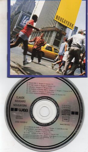 Claude Nougaro "Nougayork" Cd Album - Wea - 1987