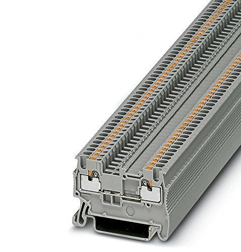 Bloc de jonction simple Phoenix Contact PT 1,5/S 3208100 gris 50 pc(s)