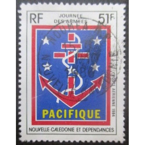 Nouvelle-Caledonie Poste Aérienne N°244 Journée Des Armées Oblitéré