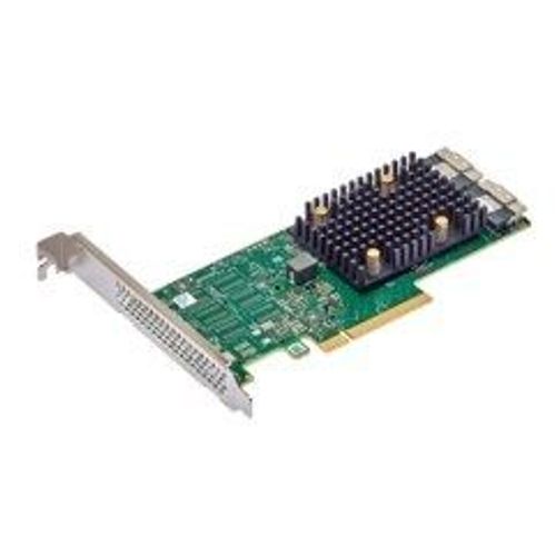 Broadcom 9500 series 16i Tri-Mode - Adaptateur de bus hôte - 16 Canal - SATA 6Gb/s / SAS 12Gb/s / PCIe 4.0 (NVMe) - PCIe 4.0 x8