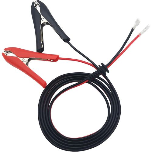 Cable Batterie 12v / 24v, Câble De Pinces Crocodiles De Puissance De Pince De Batterie De Voiture Et Borne De Câblage À Tête Unique¿1,8 M, 18awg¿