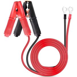 2 Pièces 30a Pinces Crocodile Pinces Crocodile 12v 24v Câble De Démarrage Pour Chargeur De Batterie De Voiture-1m
