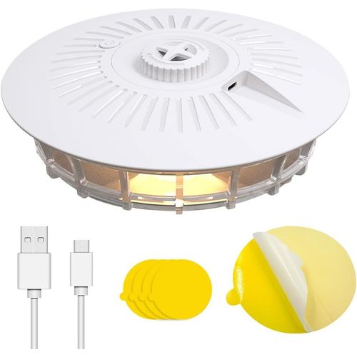 Pièges À Puces, Piège À Puces En Dôme, Piège À Punaises De Lit Et Piège À Lampe À Puces, Anti Puces Maison Avec 2 Autocollants Et 2 Ampoules, Piège À Puces Pour Usage Intérieur