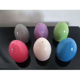 Lot De 6 Salières En Plastique En Forme D'Oeuf