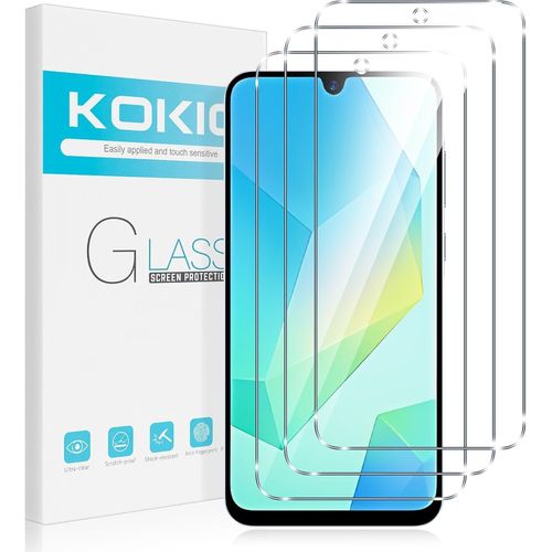Lot de 3, Verre Tremp¿¿ Samsung Galaxy A16 5G (6,7 Pouces), Duret¿¿ 9H, Protecteur d'¿¿cran UHD 0,33 mm pour Samsung Galaxy A16, R¿¿sistant ¿¿ l'usure et Sans Bulles