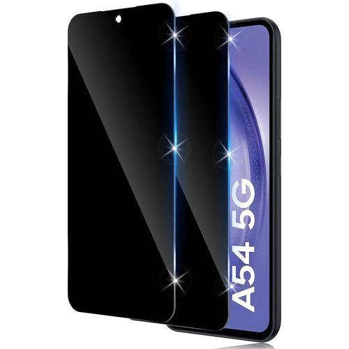 Verre Trempé Anti-Espion Pour Samsung Galaxy A54 5g, Protection Écran De Confidentialité Film Privacy, 9h Dureté Anti-Rayures Anti-Spy Anti-Traces Protège Écran [2 Pièces]