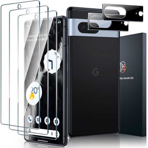 Protection Écran Pour Google Pixel 7 - Verre Trempé 9h Ultra-Hd, Anti-Rayures, Sans Bulles