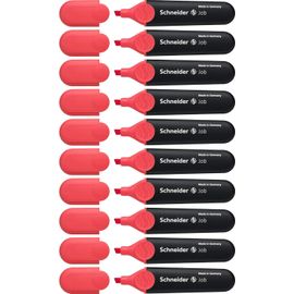 Job (Surligneurs, Rechargeable) Lot De 10, Encre Rouge[Z220]