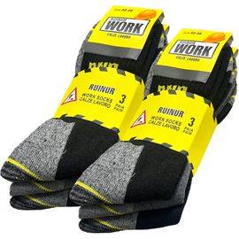 Uaa-Chaussettes De Travail Pour Homme Pour Chaussures De Sécurité Renforcées Sur Talon Taille 40-46, Art. 4046
