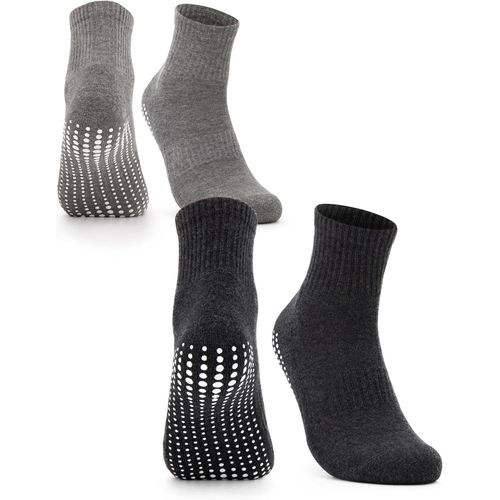 Kalanka-Chaussettes Antidérapantes Homme Lot De 2-4 (Modèle: Andi)