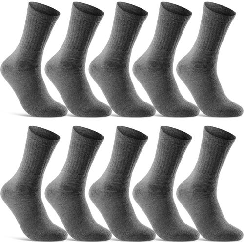 Lot De 10 | 20 | 30 Paires De Chaussettes De Sport,De Tennis,De Travail Homme Femme Coton.[S1548]