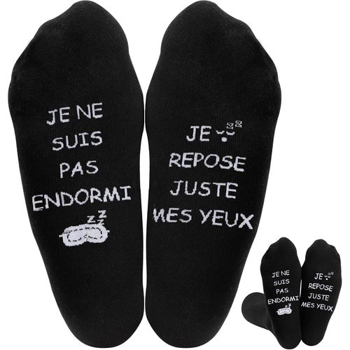 Kalanka-Idee Cadeau Homme Femme,Chaussettes Rigolotes,Chaussette Homme 43-46,Chaussettes Femme 39 42,Cadeau Pour Gamer Maman