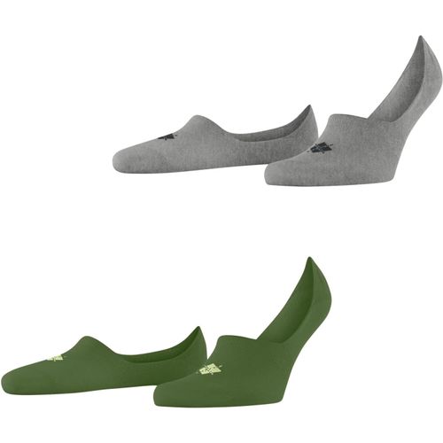 Utigh-homme Everyday 2-pack Socquettes Invisibles Respirantes Coton Encolure Moyenne Système Anti-glisse Au Talon Ne Glissent Pas Dans La Chaussure Multipack Lot De 2 Paires